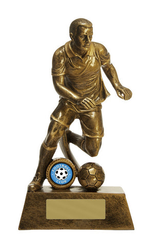 Striker -Football Male trophy - eagle rise sports