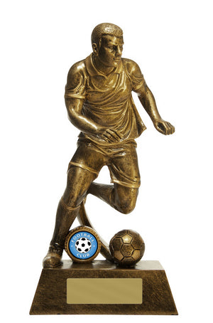 Striker -Football Male trophy - eagle rise sports