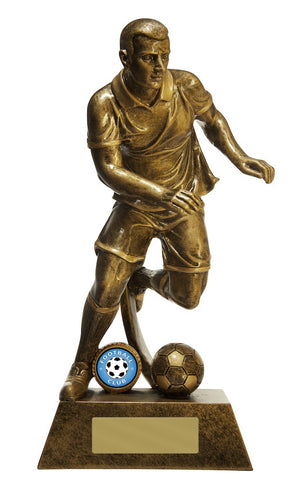 Striker -Football Male trophy - eagle rise sports