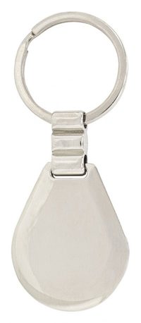 Silver Logo Keychain