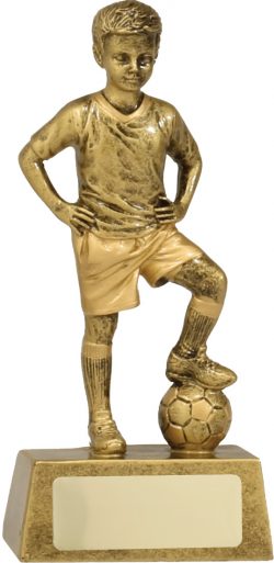 Football Youth Male trophy - eagle rise sports
