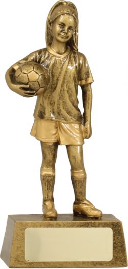 Football Youth Female trophy - eagle rise sports
