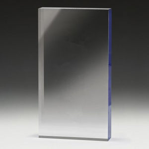 Acrylic Palisade with Blue Edge