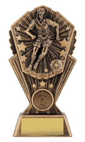 Cosmos Football Female trophy - eagle rise sports