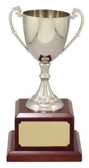 Classic Nickle Plated Cup - eagle rise sports