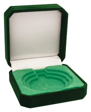 Crown Medal Box – Green 50, 60, 70mm