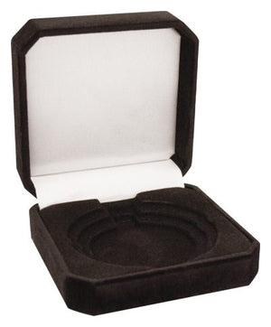 Crown Medal Box – Black 50, 60, 70mm