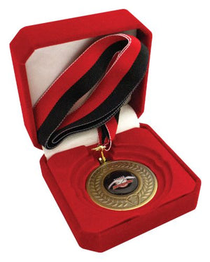 Crown Medal Box – Red 50, 60, 70mm