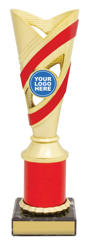 Curve Cup Gold / Red trophy