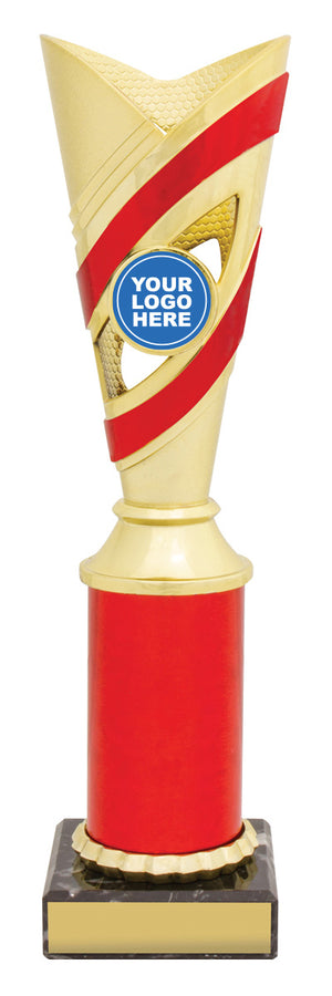 Curve Cup Gold / Red trophy