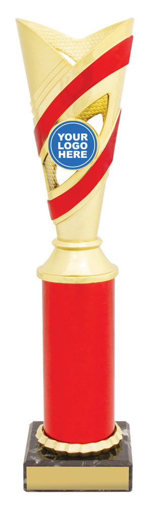 Curve Cup Gold / Red trophy
