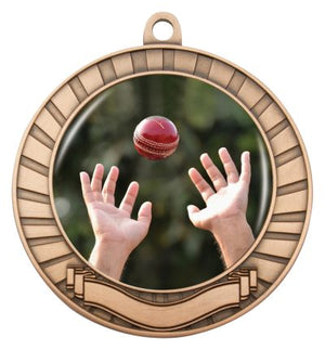 Eco Scroll Cricket Fielding Medal - eagle rise sports