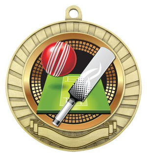 Eco Scroll Cricket Medal - eagle rise sports