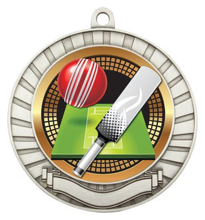 Eco Scroll Cricket Medal - eagle rise sports