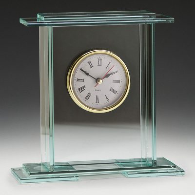 Empire Glass Clock