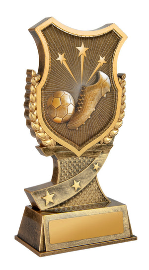 Shield Stand-Football trophy - eagle rise sports