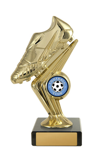 Golden Boot on Base trophy - eagle rise sports