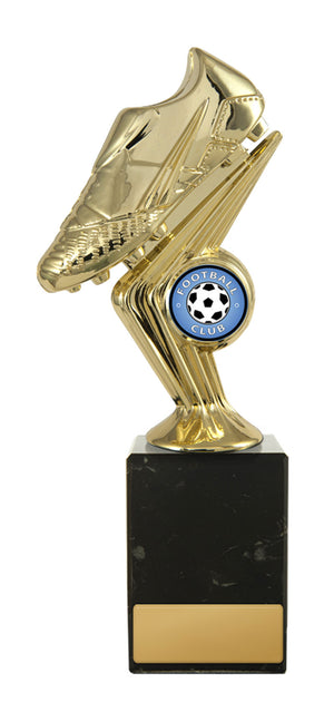 Golden Boot on Base trophy - eagle rise sports