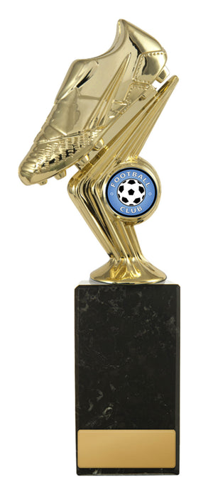 Golden Boot on Base trophy - eagle rise sports