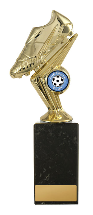 Golden Boot on Base trophy - eagle rise sports