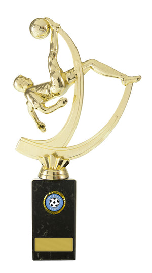 Figure on Column male trophy - eagle rise sports