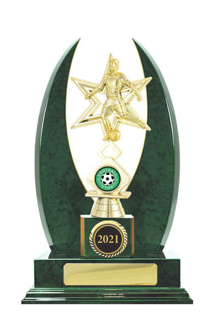 Timber Buildup Football Male trophy - eagle rise sports