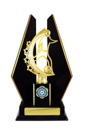Timber Buildup Football Male trophy -eagle rise sports