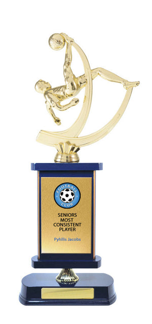 Timber Buildup Football Male trophy - eagle rise sports