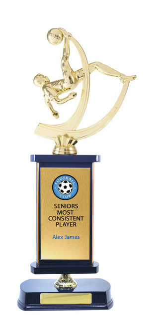 Timber Buildup Football Male trophy - eagle rise sports