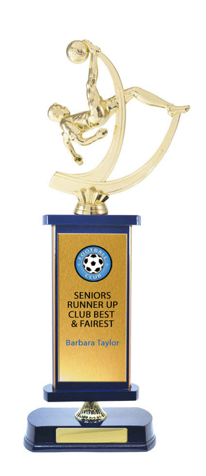 Timber Buildup Football Male trophy - eagle rise sports