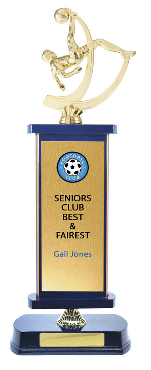 Timber Buildup Football Male trophy - eagle rise sports