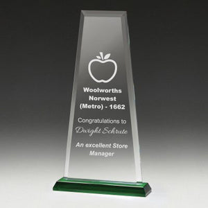 Glass Green Guardian Award - eagle rise sports