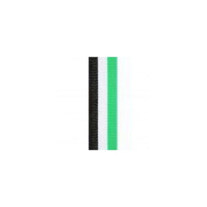 Green / White / Black ribbon - eagle rise sports