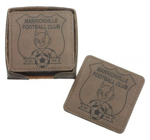 Leatherette Coaster Set x 6