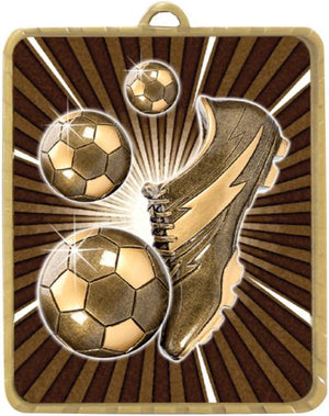 Gold Lynx Medal - Football - eagle rise sports