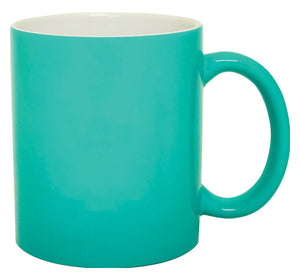 Laserable Aqua Coffee Mug