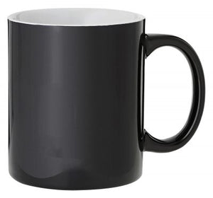 Laserable Black Coffee Mug