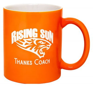 Laserable Bright Orange Mug