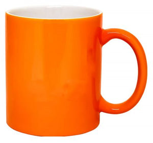Laserable Bright Orange Mug