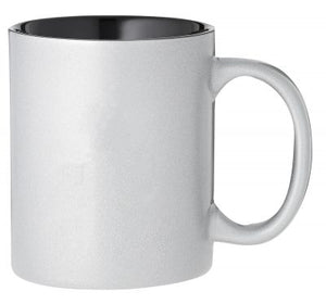 Laserable Silver Coffee Mug