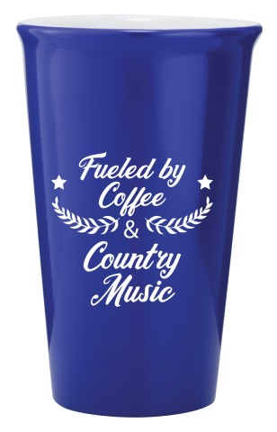 Laserable Blue Latte Mug