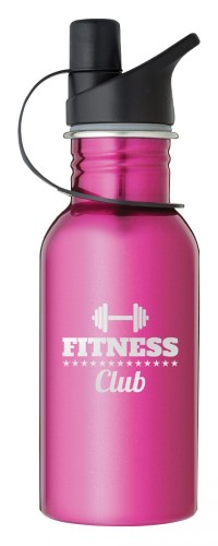 Laserable Pink Water Bottle