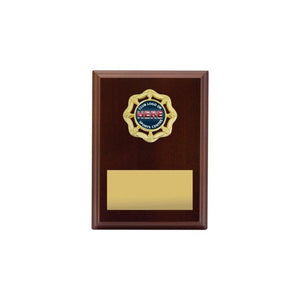 Logo Plaque - Walnut - eagle rise sports