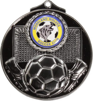 Football medal 25mm Insert - eagle rise sports