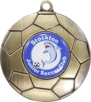 Football Ball Logo medal - eagle rise sports