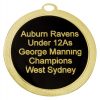 Football Midnight medal - eagle rise sports