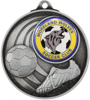 Football medal - Insert Option - eagle rise sports