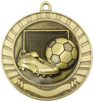 Eco Scroll Football medal - eagle rise sports