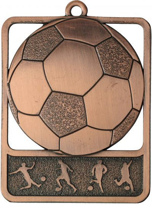 Football Rosetta medal - eagle rise sports