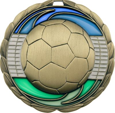 Stained Glass Medal - Football